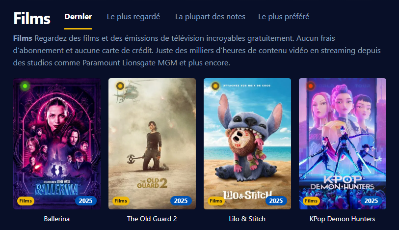 Capture d'ecran de l'interface utilisateur d'Azmip